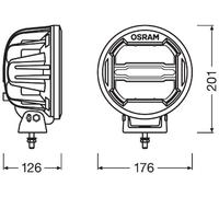 OSRAM Arbeitsscheinwerfer geschraubt