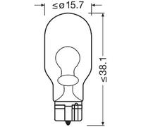 OSRAM Glühlampe, Brems-/Schlusslicht Rückfahrleuchte Nebel-/Schlusslicht