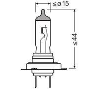 OSRAM Night Breaker Silver H7, 100% mehr Helligkeit, Halogen-Scheinwerferlampe, 64210NBS-1BL, 12V Pkw, Einzelblister (1 Lampe)