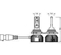 OSRAM Glühlampe, Fernscheinwerfer Nebelscheinwerfer Hauptscheinwerfer Fernscheinwerfer,Glühlampe, Nebelscheinwerfer,Glühlampe, 12V 9012DWNBSM-2HB