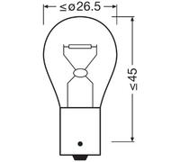 OSRAM Glühlampe, Park-/Positionsleuchte 7506ult