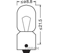 10 x Osram T4W Lampen Lampe 24 Volt 4 Watt 24V 4W 3930 BA9s ECE R37