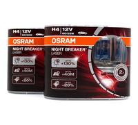 Osram Glühlampe, Scheinwerfer OSRAM Night Breaker Laser H4 (Duo Box) NIGHT BREAKER® LASER 64193NBL-HCB