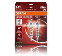 Osram | H1 12V 55W P14.5s NIGHT BREAKER® LASER +150% mehr Helligkeit 2 St | 64150NL-2HB