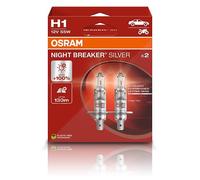 Osram Automotive 4062172388085 Halogen Leuchtmittel Night Breaker® Silver H1 ...