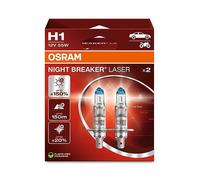 Osram | H1 12V 55W P14.5s NIGHT BREAKER® LASER +150% mehr Helligkeit 2 St | 64150NL-2HB