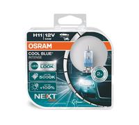 OSRAM COOL BLUE® INTENSE H11, +100% mehr Helligkeit, bis zu 5.000K, Halogen-Scheinwerferlampe, LED-Look, Duo Box (2 Lampen)