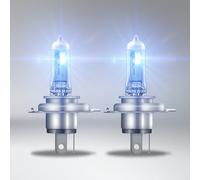 OSRAM COOL BLUE® INTENSE H4, +100% mehr Helligkeit, bis zu 5.000K, Halogen-Scheinwerferlampe, LED-Look, Duo Box (2 Lampen)