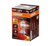 OSRAM NIGHT BREAKER 220, H7, 220% mehr Helligkeit, Halogen-Scheinwerferlampe, 64210NB220, Faltschachtel (1 Lampe)