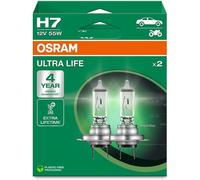 Osram H7 64210 ULT Ultra Life Halogen Lampen Duo-Box (2 Stück)