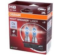 OSRAM H8 Night Breaker LASER Next Generation 150% mehr Helligkeit DUO BOX