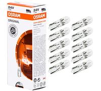 10x 2741 Glassockellampe T5 W2x4.6d 24V 1,2W W1,2W - Osram