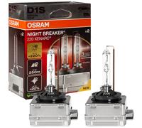 OSRAM NIGHT BREAKER 220 D1S D2S D3S D4S XENARC XENON bis zu +220% Mod 25 DuoBox
