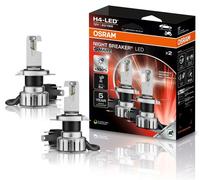 OSRAM NIGHT BREAKER® LED SMART H4/H19 Glühlampe, Fernscheinwerfer,Glühlampe, Hauptscheinwerfer 12V 64193DWNBSM-2HB