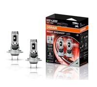 Paar Glühbirnen H7 LED Night Breaker Speed Osram Plug-And-Play Genehmigt 6000K