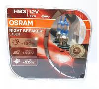 Osram HB3 9005NL Halogen Lampen Night Breaker Laser +150% NEXT Generation Duo Box (2 StÃŒck)