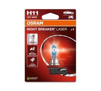 Osram NIGHT BREAKER LASER H11, +150% mehr Helligkeit, Halogen-Scheinwerferlampe, 64211NL-1BL, 12V PKW, Blister (1 Lampe)