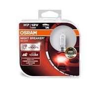 Osram Night Breaker Silver H7, +100% mehr Helligkeit, Halogen-Scheinwerferlampe, 64210NBS-HCB, 12V Pkw, Duo Box (2 Lampen)