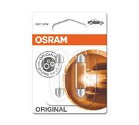 OSRAM Original 12V 10W 41mm Soffitte Doppelblister Glühlampe, Türleuchte,Glühlampe, Türsicherungsleuchte,Glühlampe, Leseleuchte,Glühlampe, Kofferrauml