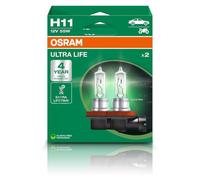 Osram ULTRA LIFE, H11, halogen headlight lamps, Hanging folding box (2 lamps)