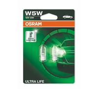 OSRAM ULTRA LIFE Standlicht W5W W2.1x9.5d 12 V 5 W (2er Blister)
