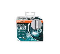 OSRAM XENARC® COOL BLUE® INTENSE D2S, +150% mehr Helligkeit, bis zu 6.200K, Xenon-Scheinwerferlampe, LED Look, Duo Box (2 Lampen)