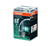 Osram XENARC COOL BLUE INTENSE D2S, +150% mehr Helligkeit, bis zu 6.200K, Xenon-Scheinwerferlampe, LED Look, Faltschachtel (1 Lampe), 66240CBN, White