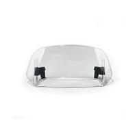 OTBEHUWJ Motorrad Windschild Für Suzuki AN650 AN400 AN125 AN200 Für Burgman 650 400 125 200 Motorrad Windschutzscheibenverlängerung Spoiler Windschutzscheibe Windabweiser(Clear Long)