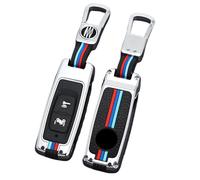 OTMIK Zink Legierung Autoschlüssel Etuis passend für Honda PCX160 VISION SH350 160 PCX 125 Switch 150 ADV Wrench 350 2/3 Knöpfe Schlüsselbund Zubehör (2 Knöpfe Silber)