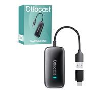 OTTOCAST Play2Video Ultra 2026 Wireless CarPlay Android Auto Dongle | 3 in 1 Wireless Adapter für Road Trips & Familienautos, Bluetooth 5.4 + Dual-Band WiFi, für OEM Wired CarPlay Cars 2016+