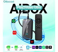 Ottocast Play2Video Ultra All-in-1-Adapter 10 App Wireless Carplay Android Auto