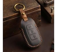 OTTSAN Autoschlüssel Hülle für Hyundai i30 2019-2020, Autoschlüssel Gehäuse Verschleißfest Schlüsselhülle Leder Schutzhülle mit Schlüsselanhänger Auto Innere Zubehör,K-3