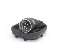 OUVECR Schalthebelknauf Für VW Für Touran I Für Caddy III 2004-2015 5/6 Gang Gamasche Boot Abdeckung Schaltknauf Schaltsack(6 Speed)