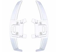 Overdrive-Racing Tuning Schaltwippen Kompatibel mit VW Golf 7 GTI GTD R TCR Scirocco T-ROC Arteon Polo Verlängerung Alu Silber Tausch Typ-B