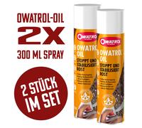 OWATROL Öl OIL Spray - 2 x 300ml Grundierung Rostumwandler Auto Korrosionsschutz