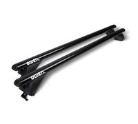 Owen 3.0 Dachträger Universal 120cm Schwarz I Bündige Schiene, geschlossene Reling I Relingträger 120cm aus Alu bis 90kg Universal