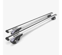 Owen 5.0 Dachträger Universal 135 cm Silber | Aluminium Relingträger für offene Reling | Geprüft nach DIN 75302 | Abschließbar | Tragfähigkeit bis 90 kg | Aerodynamisch & einfach montierbar