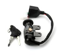 OwlKay Roller Schlüsselschalter Zündschloss for P-eugeot V-Clic Silber Sport 50cc LAEAGZ40 4-Takt