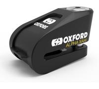 Oxford Bremsscheibenschloss Alpha XA14 – mit Alarm, Ø14 mm, Edelstahl, schwarz