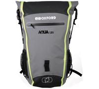 Oxford Aqua B-25 Rucksack, schwarz/grau/fluo gelb