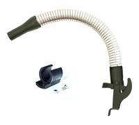 Oxid7® by BW Ausgießer flexibel für Kraftstoffkanister Metall Benzinkanister 5/5 Liter, Flexrohr 20mm (Benzin) mit Halterung, Bronzegrün, RAL 6031-F9 - grün Metall OX-Spout-Flex20+Mount5-dgr
