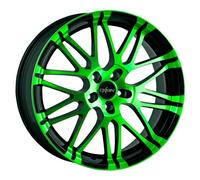 Oxigin 14 Oxrock Neon Green Polish Alufelge 18 Zoll ET50 5x112 ML72,6