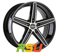 Oxigin 18 Concave black full polish HD 8.5x19" ET35 LK5 112 ML 66.6 Alufelgen...