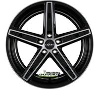 Oxigin 18 Concave black full polish HD 9x21 ET34 - LK5/114.3 ML72.6 Felge Alu