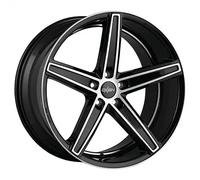 Oxigin 18 Concave Black Full Polish HD Alufelge 22 Zoll ET60 5x112 ML66,6