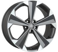 Oxigin 22 OXRS titan polish 9x20" ET29 LK5 120 ML 76.9 Alufelgen 20 Zoll