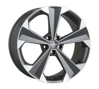 Oxigin 22 OXRS titan polish 8.5x19" ET43 LK5 114.3 ML 66.1 Alufelgen 19 Zoll