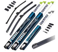 OXIMO SIMPLY WORKS Front und Heckscheibenwischer für Volvo V70 3 III B ab 08.2007 Kombi, 3er Set Wischerblätter - links 650 mm, rechts 500 mm, hinten 350 mm