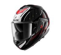 Shark Oxo Rydger Klapphelm, schwarz-rot-silber, Größe XL für Männer