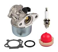 OxoxO 799868 Vergaser-Kit mit Primerbirne für Briggs & Stratton 4-7HP Motoren, ersetzt 498170 497586 498254 497314 497347
